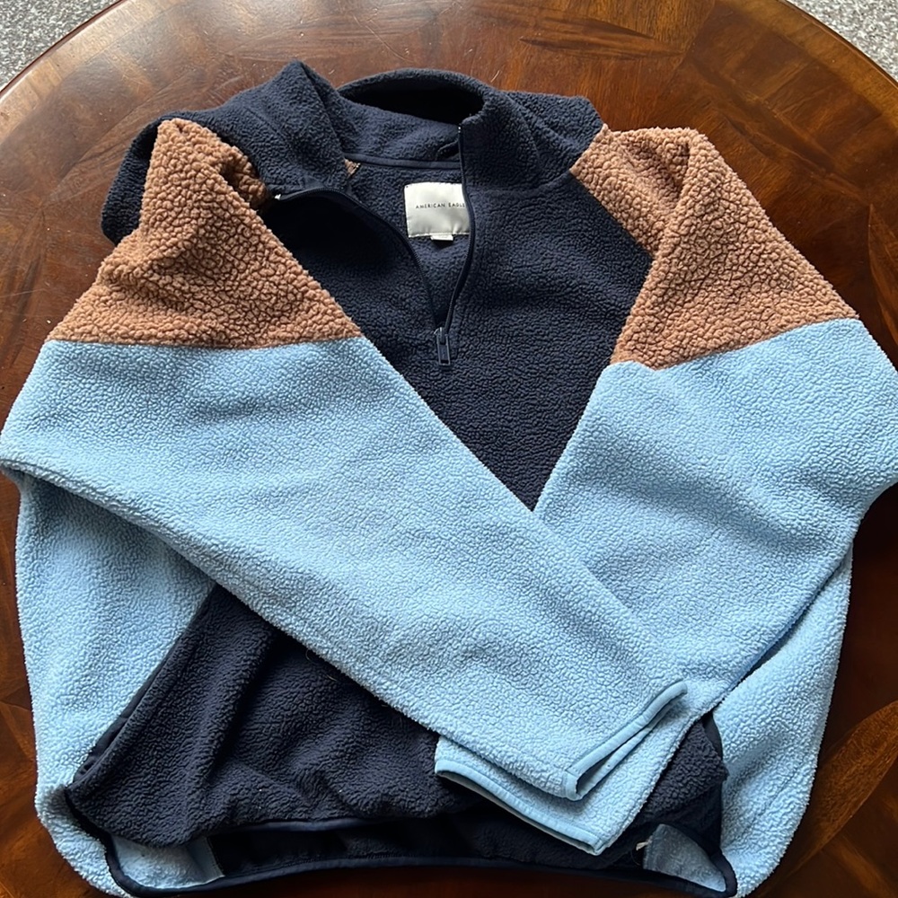 American eagle Sherpa hoodie